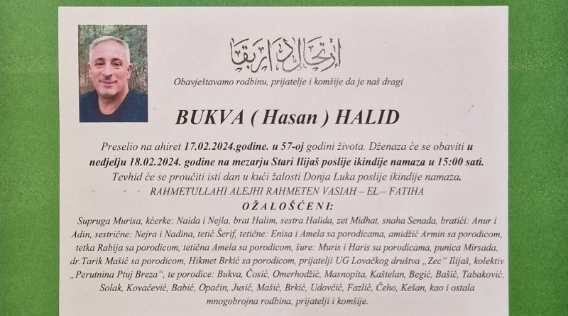 Bukva (Hasan) Halid