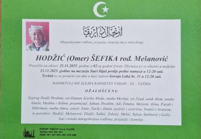 Hodžić (Omer) Šefika rođena Mešanović