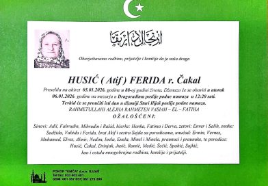 Husić (Atif) Ferida rođena Čakal