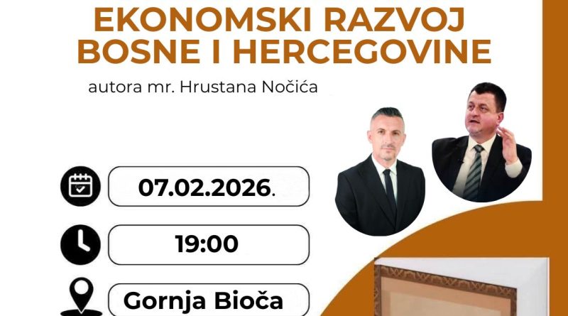 NAJAVLJUJEMO: PROMOCIJA KNJIGE U MESDŽIDU BIOČA