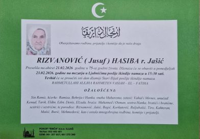 Rizvanović (Jusuf) Hasiba r. Jašić