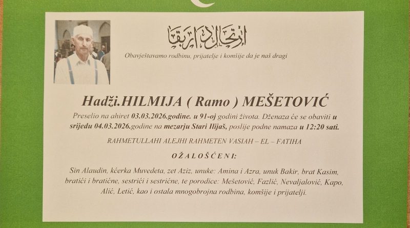 hadži Hilmija (Ramo) Mešetović