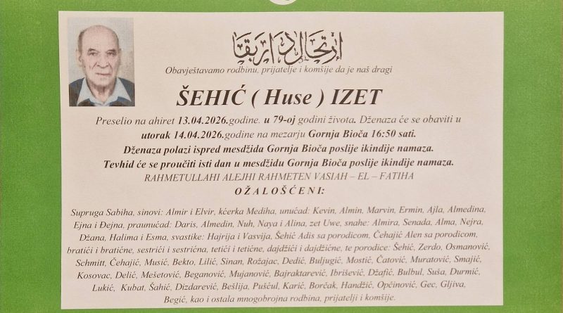 Šehić (Huse) Izet