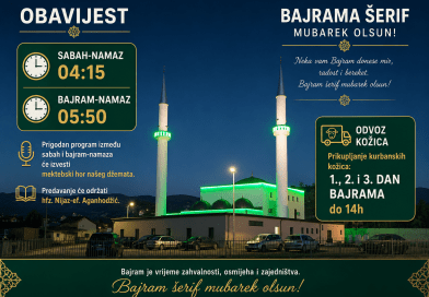 OBAIJESTI VEZANE ZA KURBAN-BAJRAM