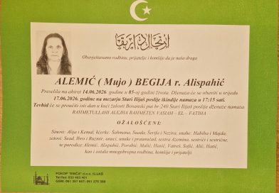 Alemić (Mujo) Begija rođena Alispahić